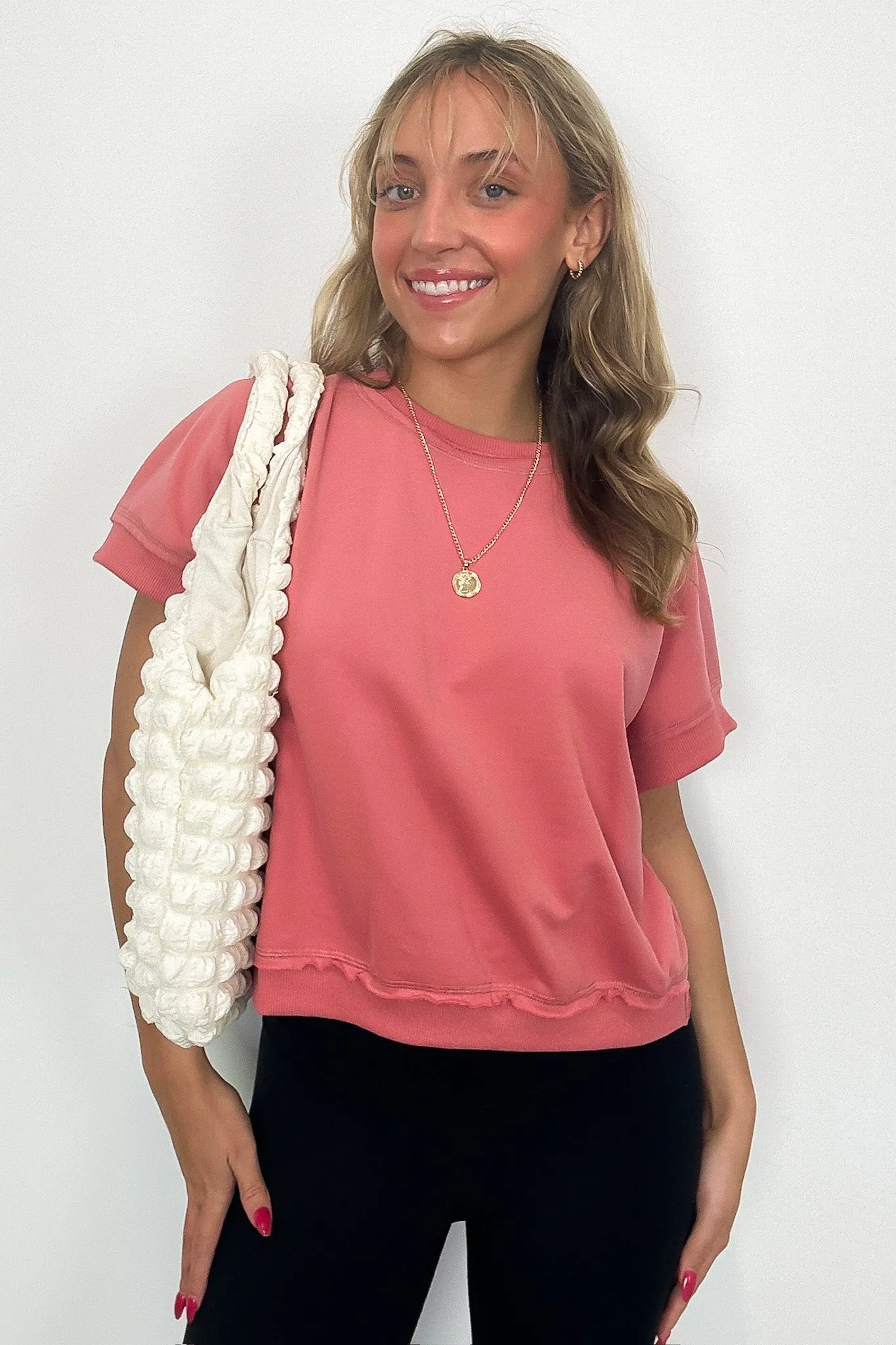 Corie Crewneck Short Sleeve Top - FINAL SALE sold by Madison + Mallory product image thumbnail 2