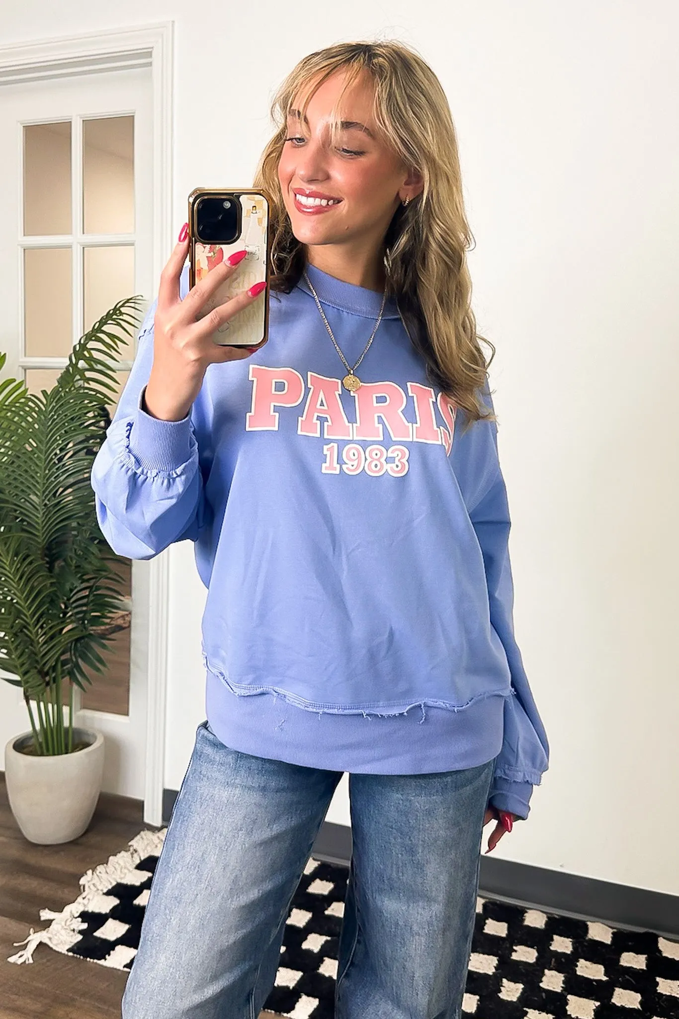 PARIS Graphic Sweatshirt - FINAL SALE sold by Madison + Mallory product image thumbnail 3