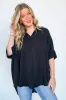 Ayla Textured Knit Button Down Top sold by Madison + Mallory