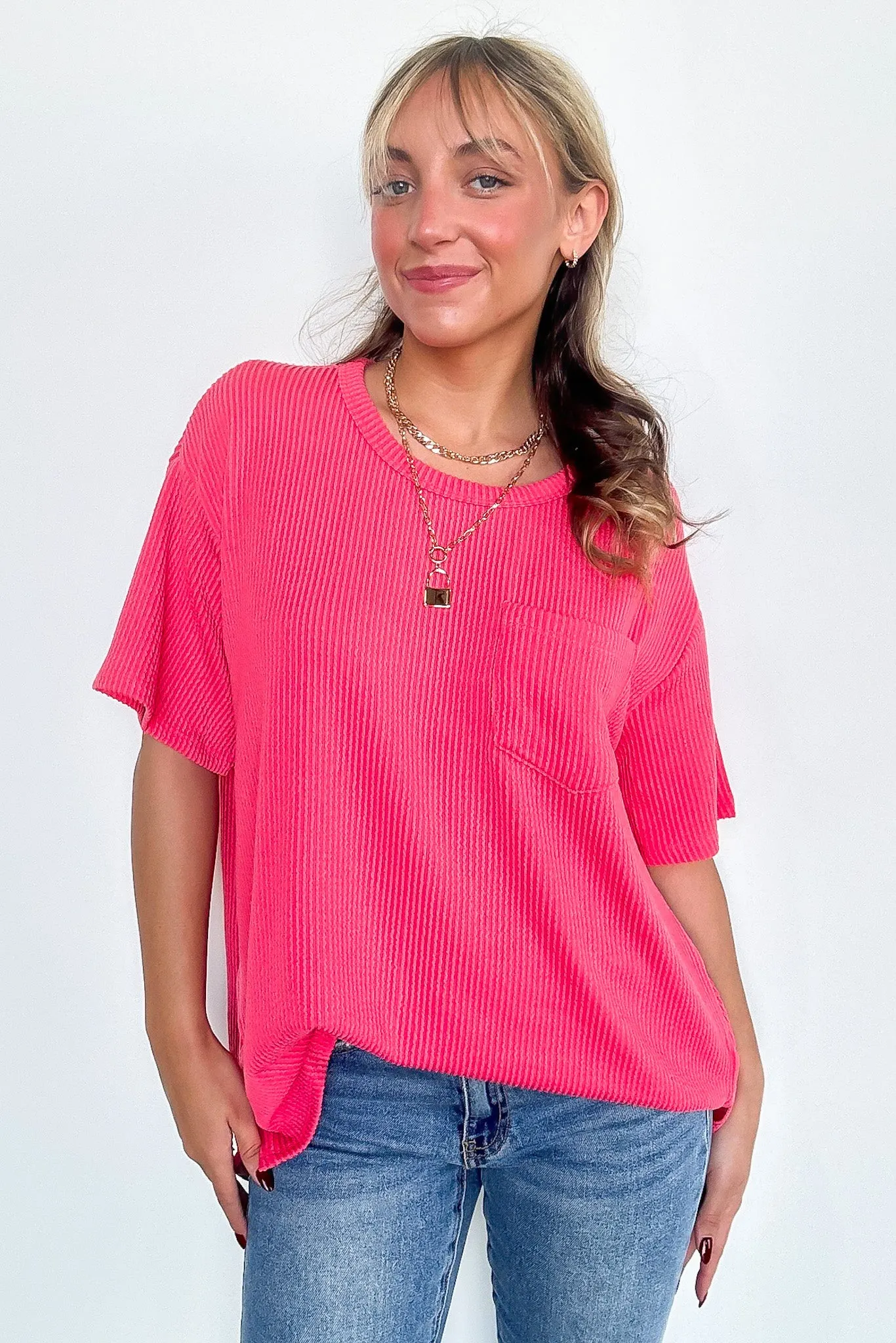 Infinitee Oversized Pocket Tee - FINAL SALE sold by Madison + Mallory product image thumbnail 5