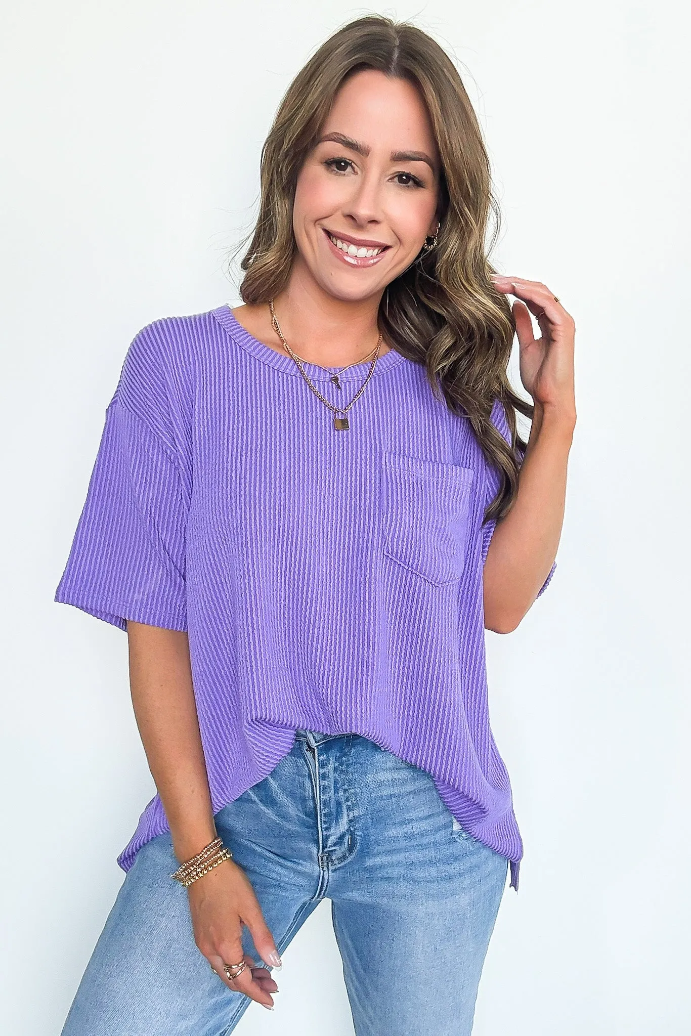 Infinitee Oversized Pocket Tee - FINAL SALE sold by Madison + Mallory product image thumbnail 3