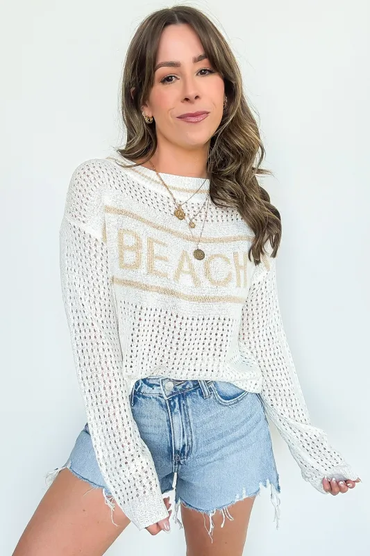 Salt & Sun BEACH Knit Top sold by Madison + Mallory