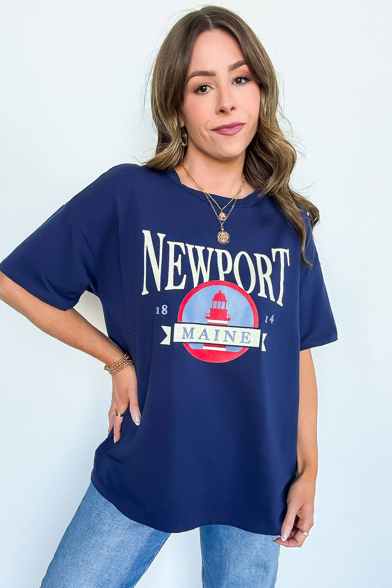 Newport Maine Graphic Tee - FINAL SALE sold by Madison + Mallory product image thumbnail 3