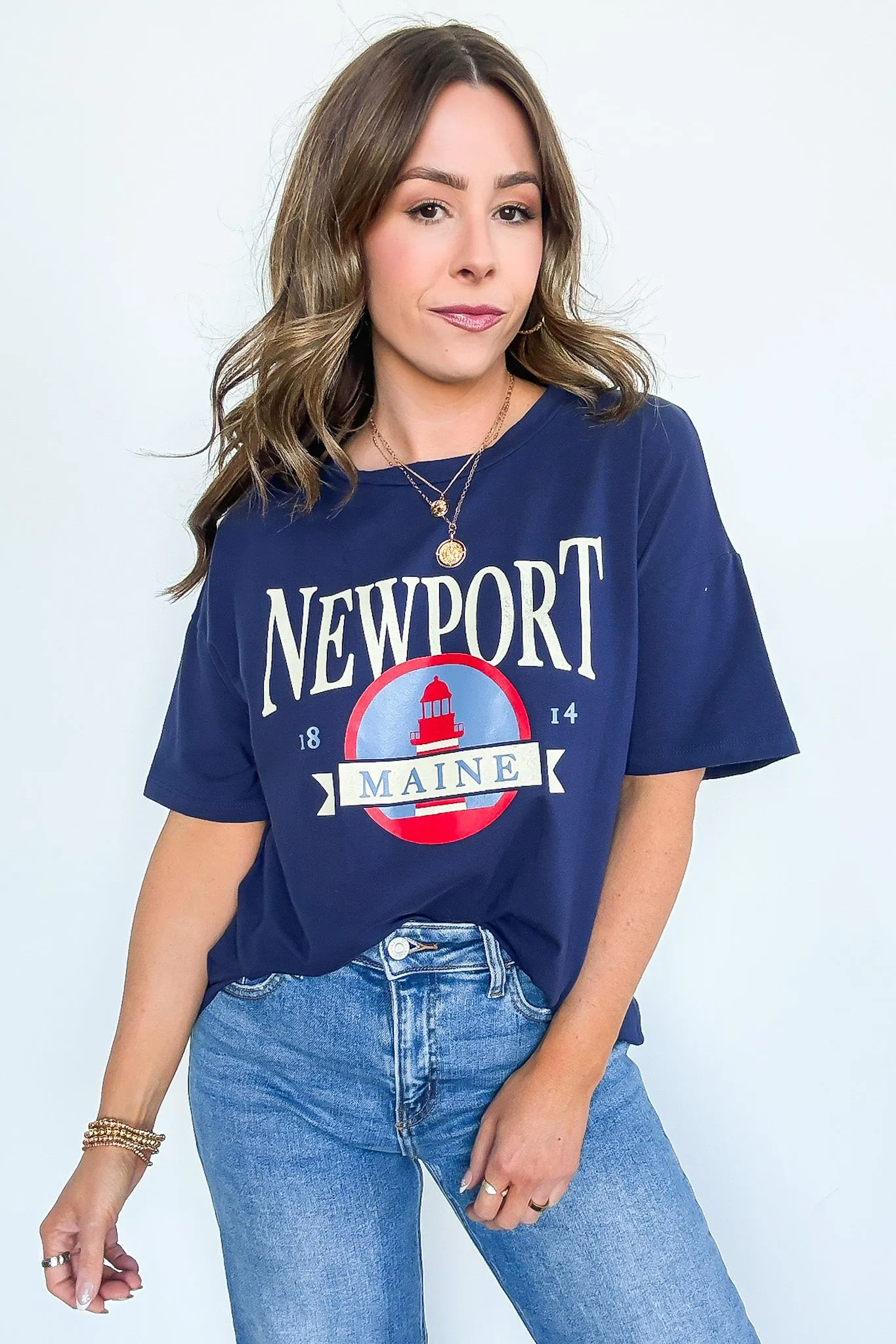 Newport Maine Graphic Tee - FINAL SALE sold by Madison + Mallory product image thumbnail 4