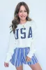 USA Graphic Knit Sweater - FINAL SALE sold by Madison + Mallory