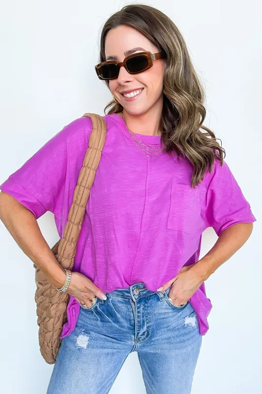 Live in Comfort Relaxed Pocket Tee - BACK IN STOCK sold by Madison + Mallory