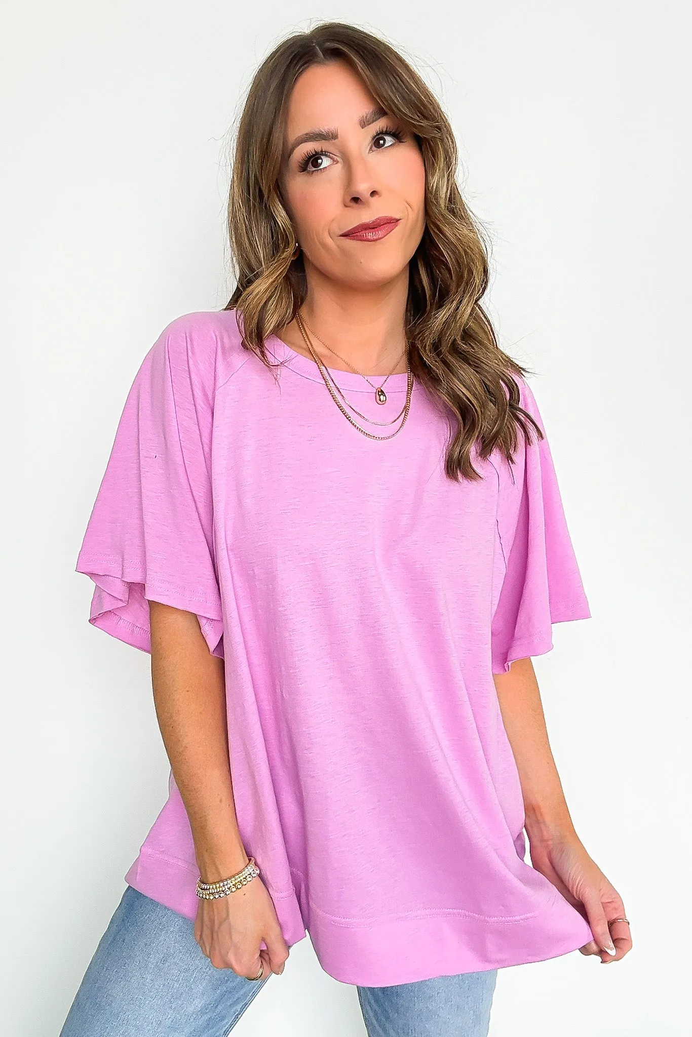 Lucy Oversized Short Sleeve Top - FINAL SALE sold by Madison + Mallory product image thumbnail 4