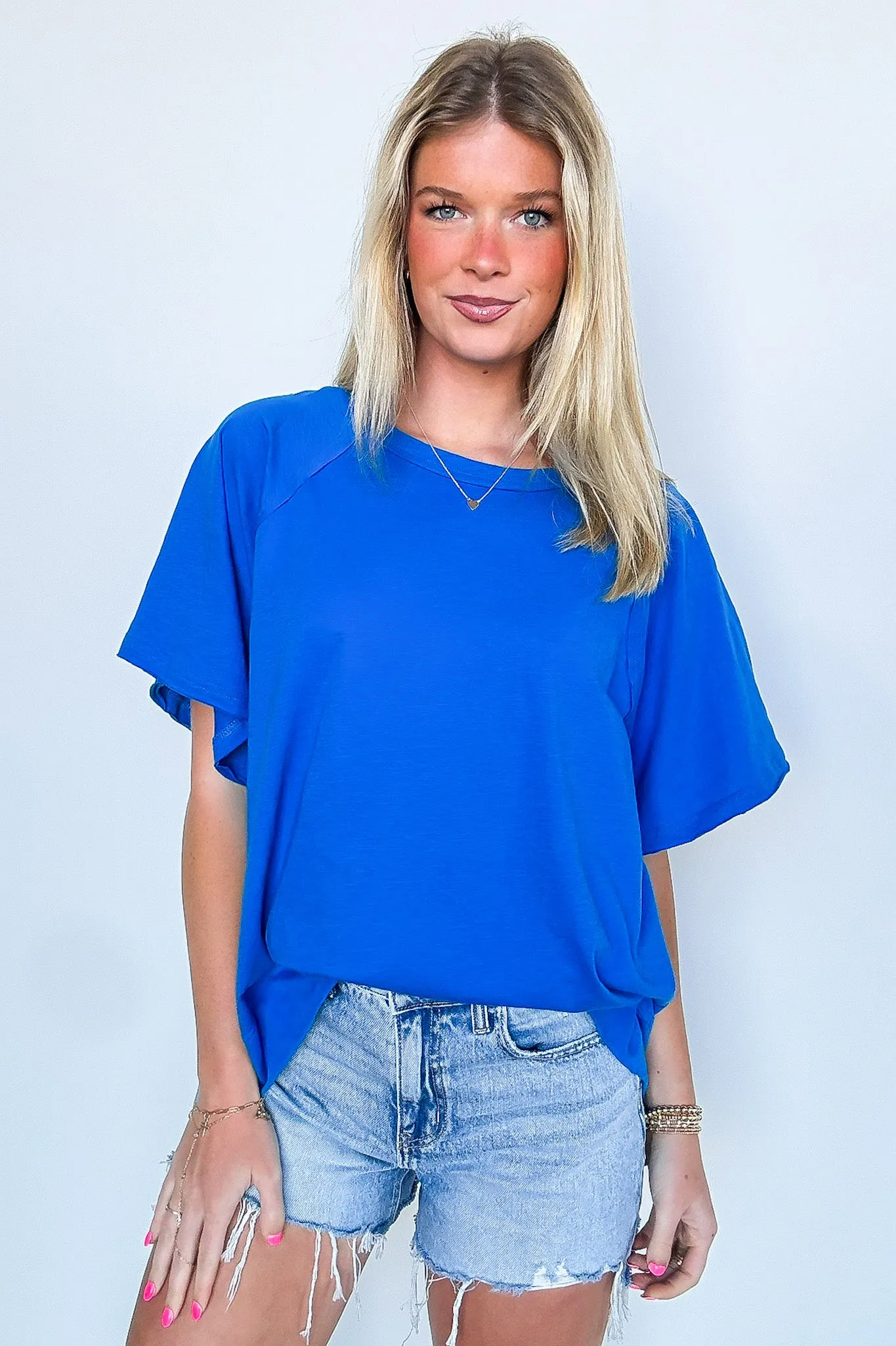 Lucy Oversized Short Sleeve Top - FINAL SALE sold by Madison + Mallory product image thumbnail 5