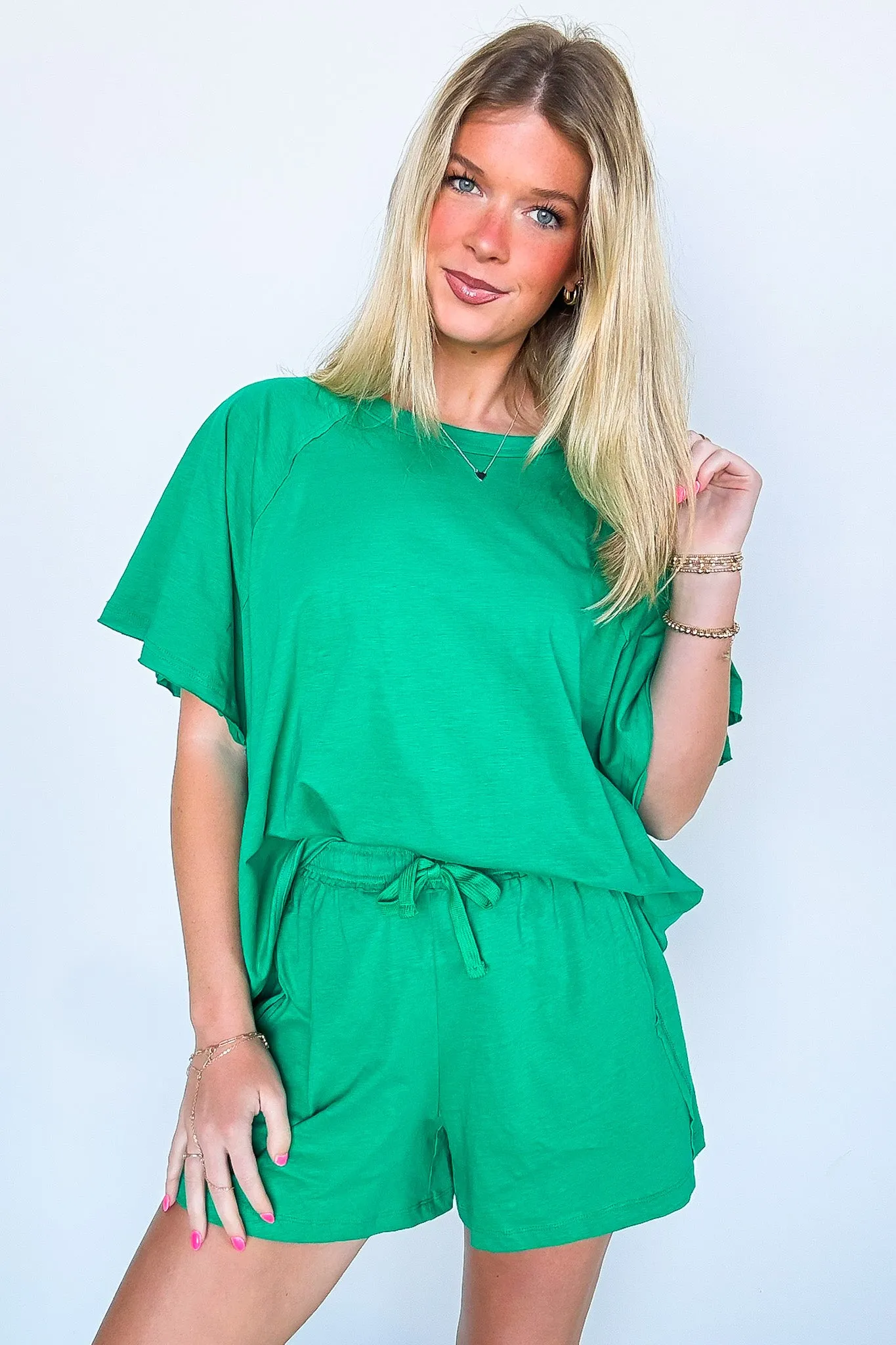 Casual Classic Elastic Waist Shorts - FINAL SALE sold by Madison + Mallory