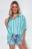 Mirina Oversized Striped Button Down Top - BACK IN STOCK sold by Madison + Mallory