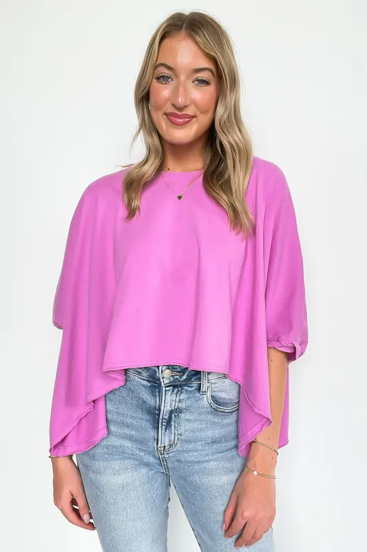 Almina Oversized Boxy Top - FINAL SALE sold by Madison + Mallory