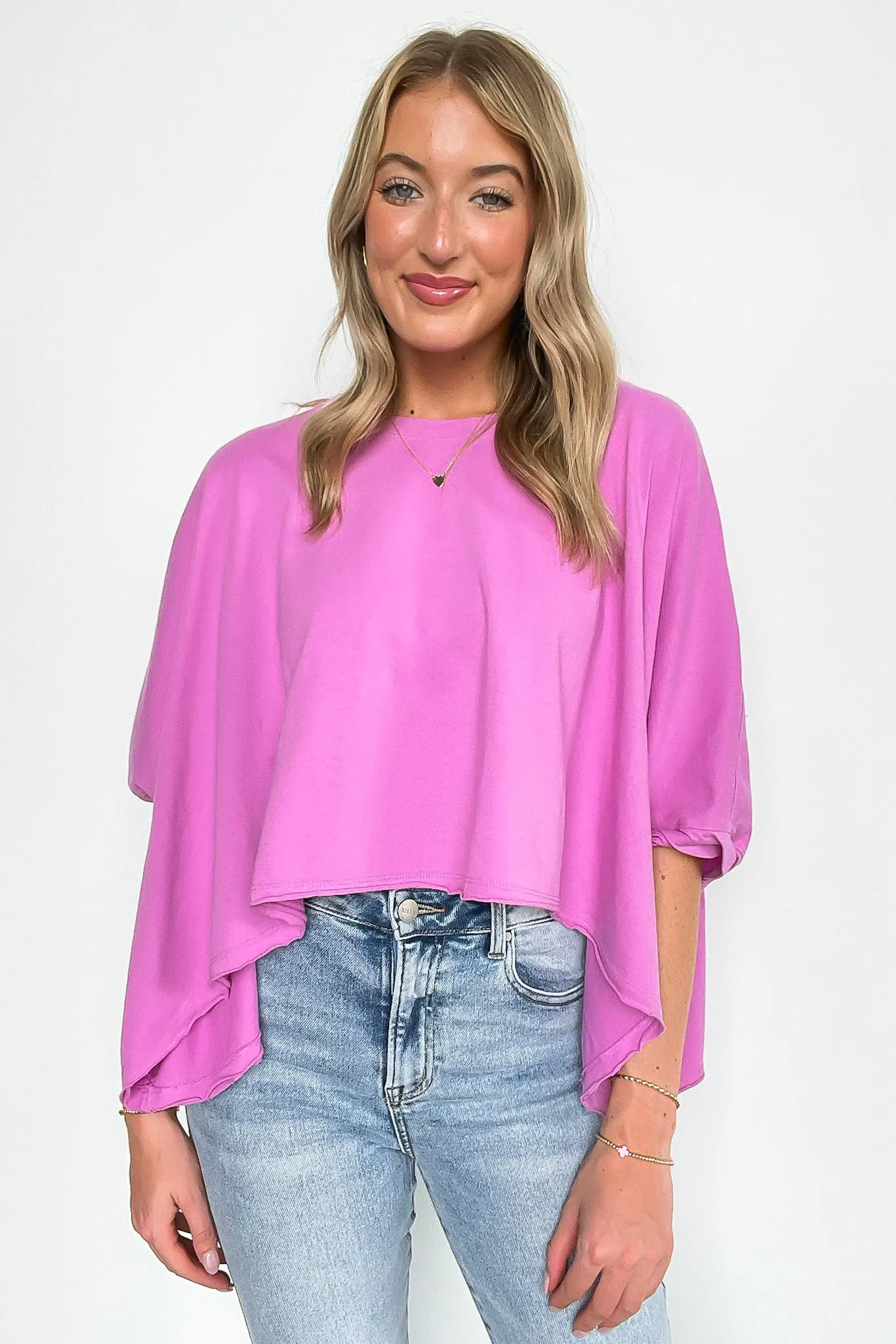Almina Oversized Boxy Top - FINAL SALE sold by Madison + Mallory