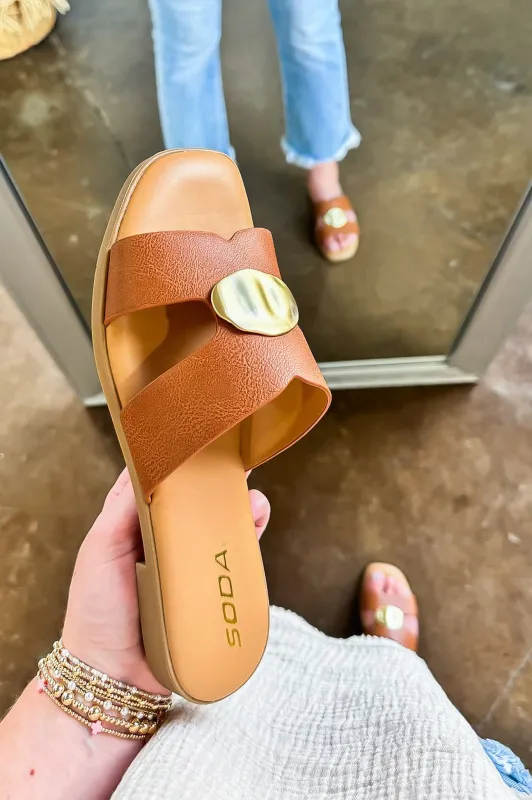 Aelin Coin Cutout Sandal - FINAL SALE sold by Madison + Mallory
