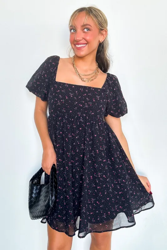 Deluxe Desire Square Neck Floral Dress - FINAL SALE sold by Madison + Mallory