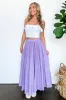 Julianna High Waist Woven Maxi Skirt sold by Madison + Mallory
