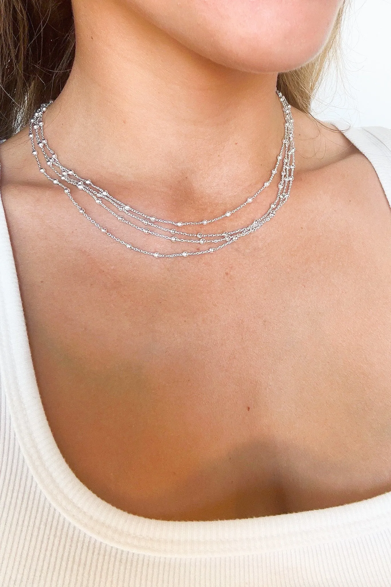 New Glam Layered Chain Necklace sold by Madison + Mallory product image thumbnail 4