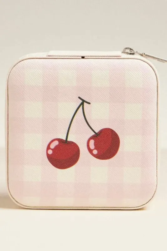 Vegan Leather Travel Jewelry Box sold by Madison + Mallory
