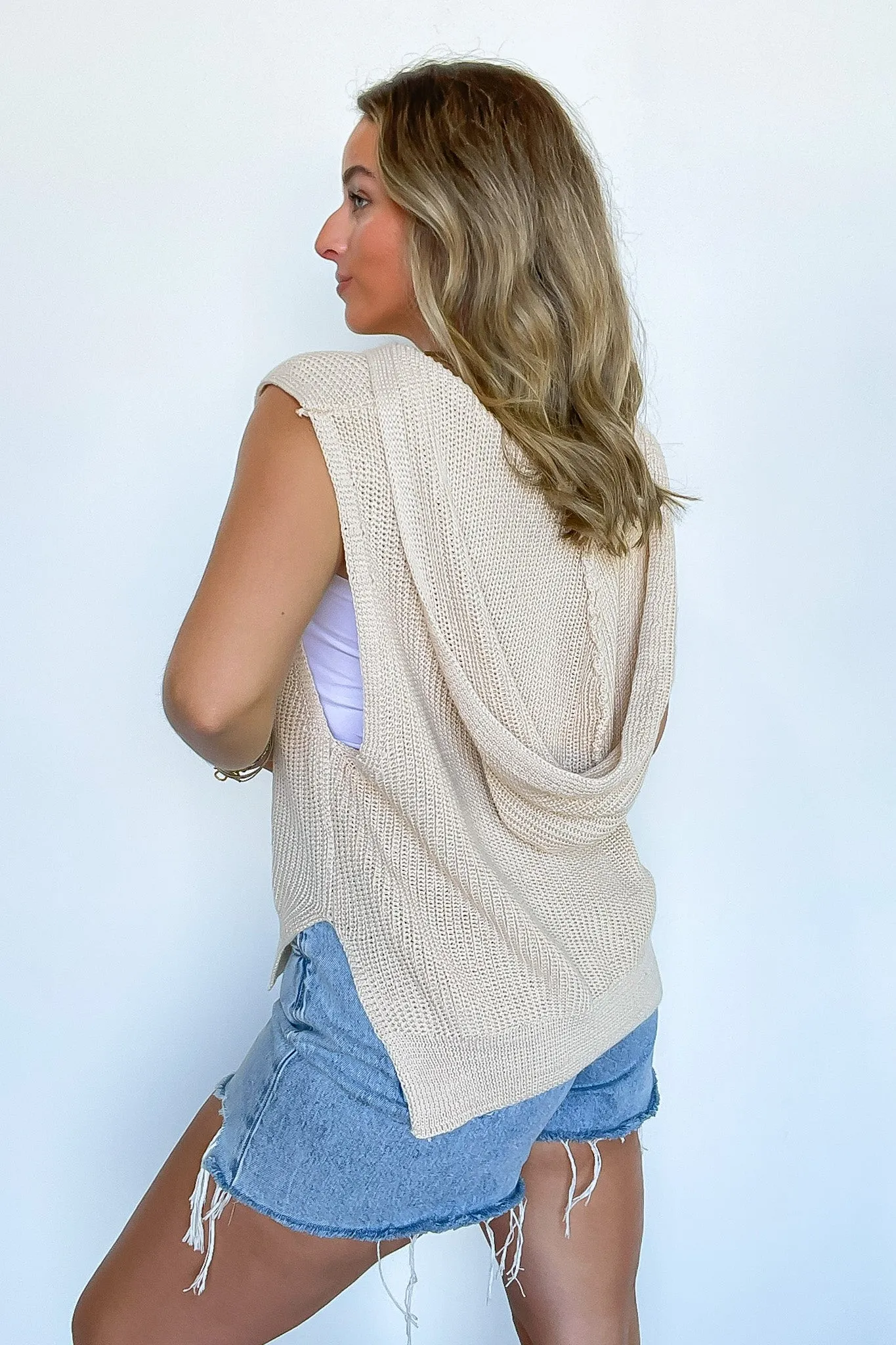 Good Days V-Neck Sleeveless Knit Top sold by Madison + Mallory product image thumbnail 3