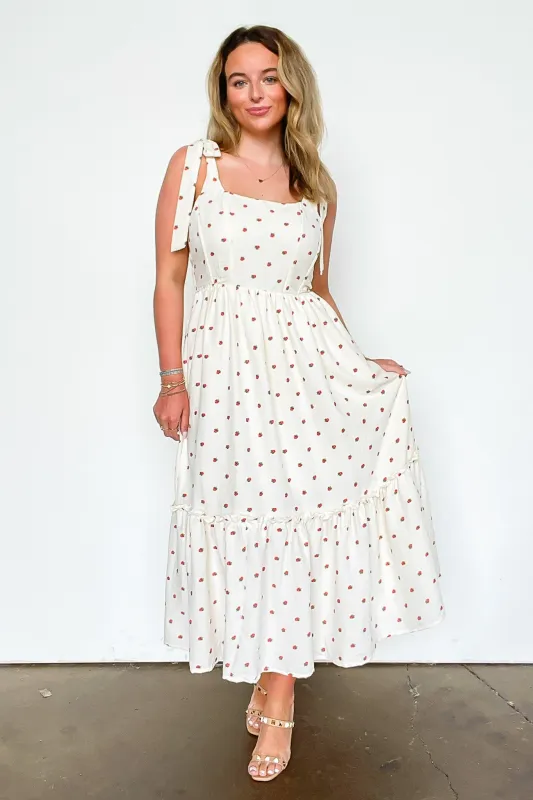 Strawberry Fields Tiered Dress sold by Madison + Mallory