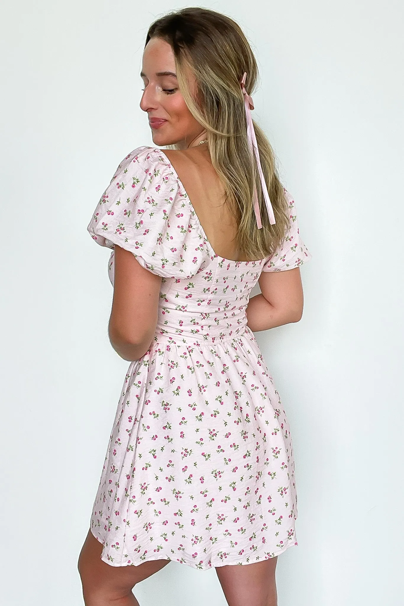 Evangeline Puff Sleeve Sweetheart Neckline Bustier Dress sold by Madison + Mallory product image thumbnail 2