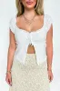 Felicity Cap Sleeve Square Neck Open Top sold by Madison + Mallory