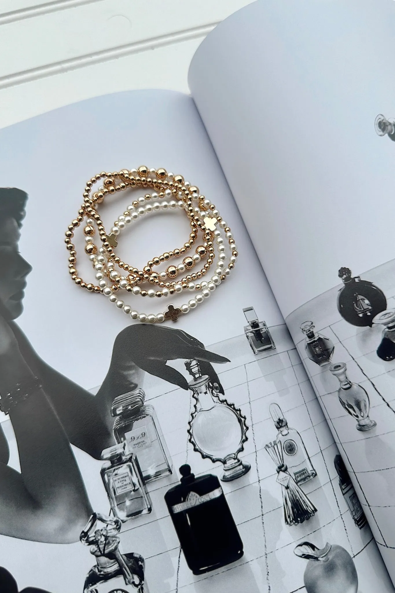 Classy Consideration Beaded Bracelet Set sold by Madison + Mallory