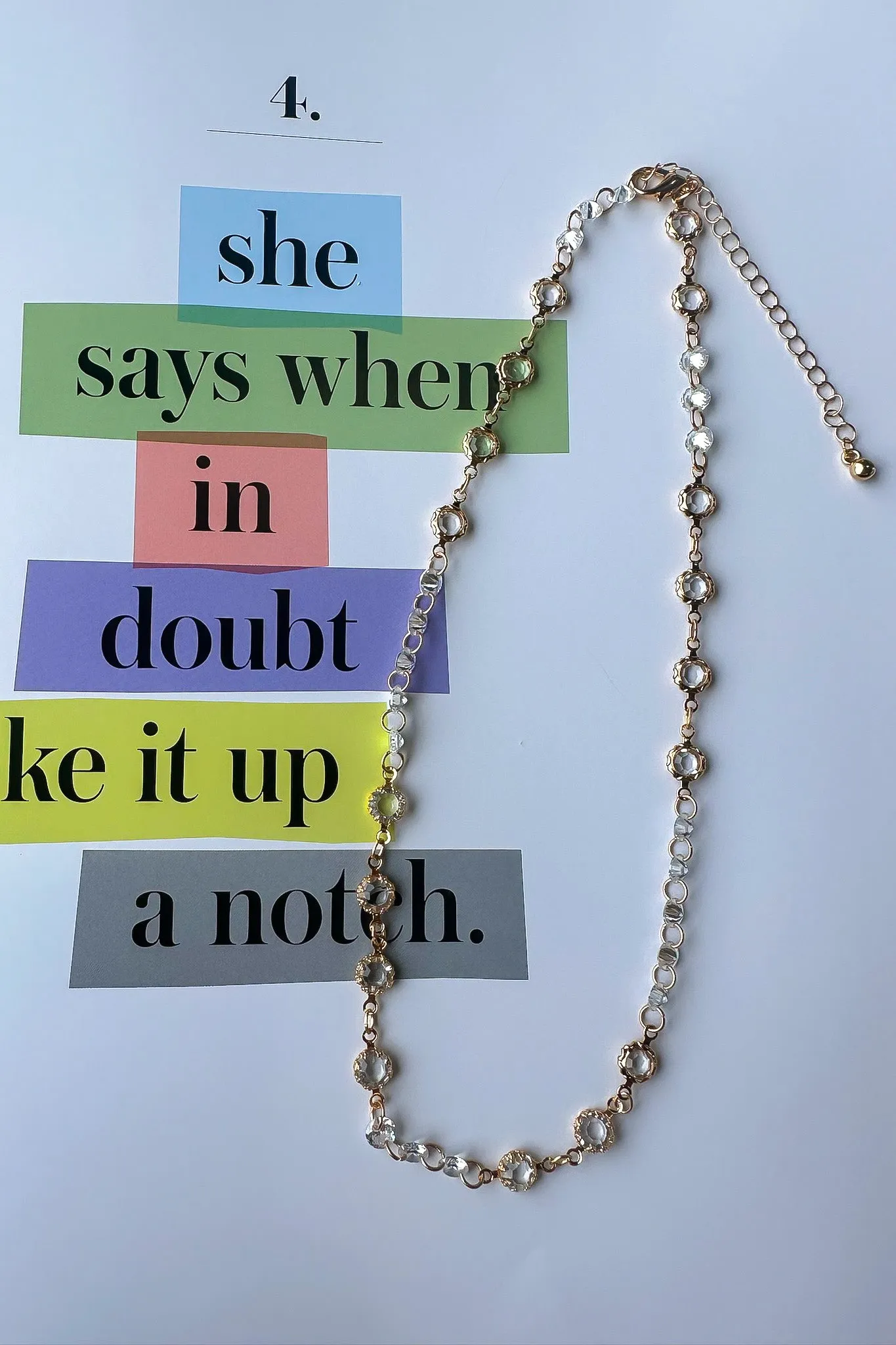 Belestina Chain Link Necklace sold by Madison + Mallory