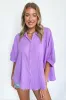 Delaney Double Gauze Button Down Top sold by Madison + Mallory