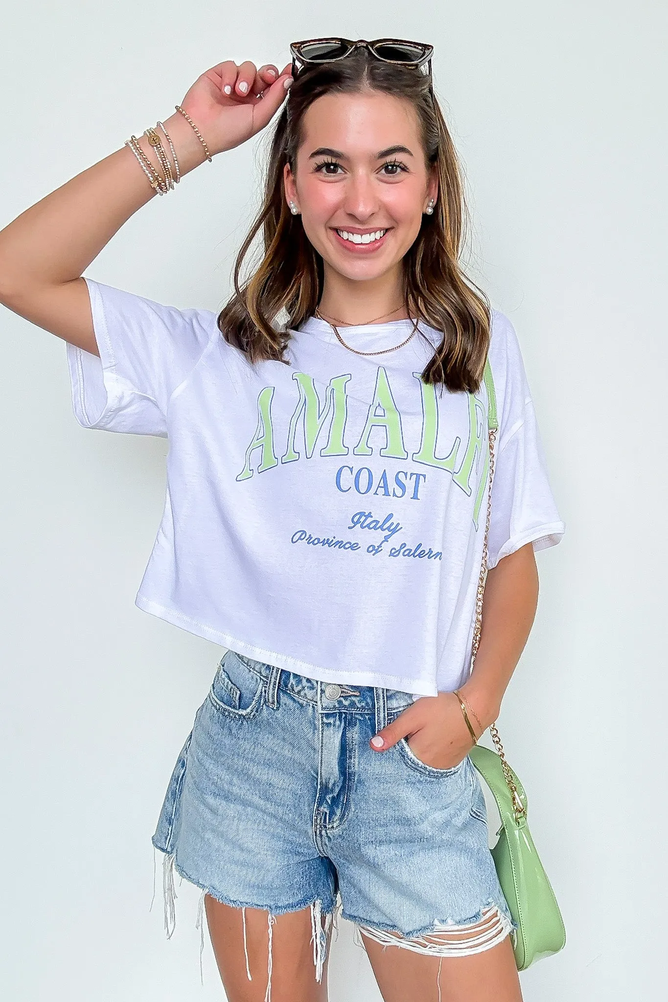 Amalfi Coast Graphic Top sold by Madison + Mallory product image thumbnail 3