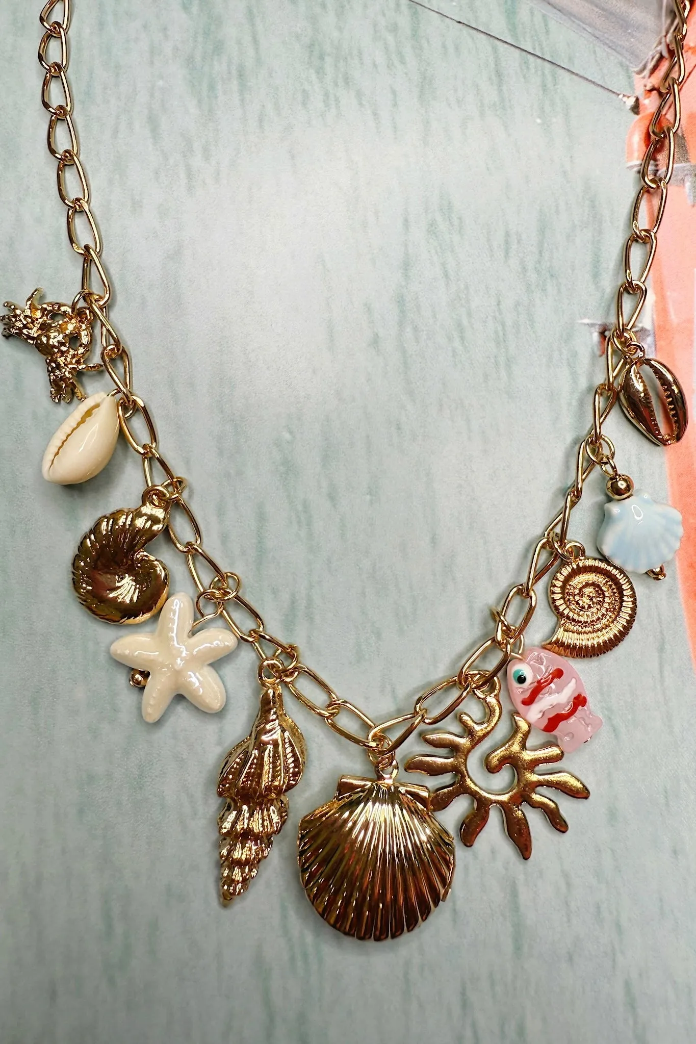 Coastal Charm Shell Necklace sold by Madison + Mallory product image thumbnail 5