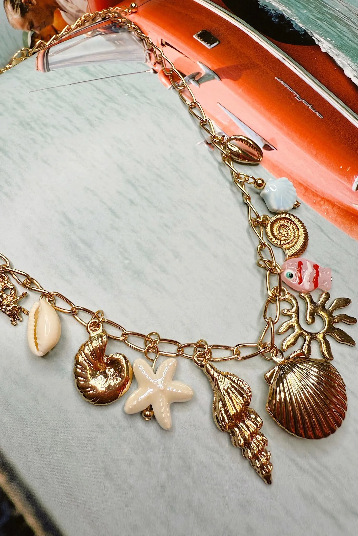 Coastal Charm Shell Necklace sold by Madison + Mallory product image thumbnail 2