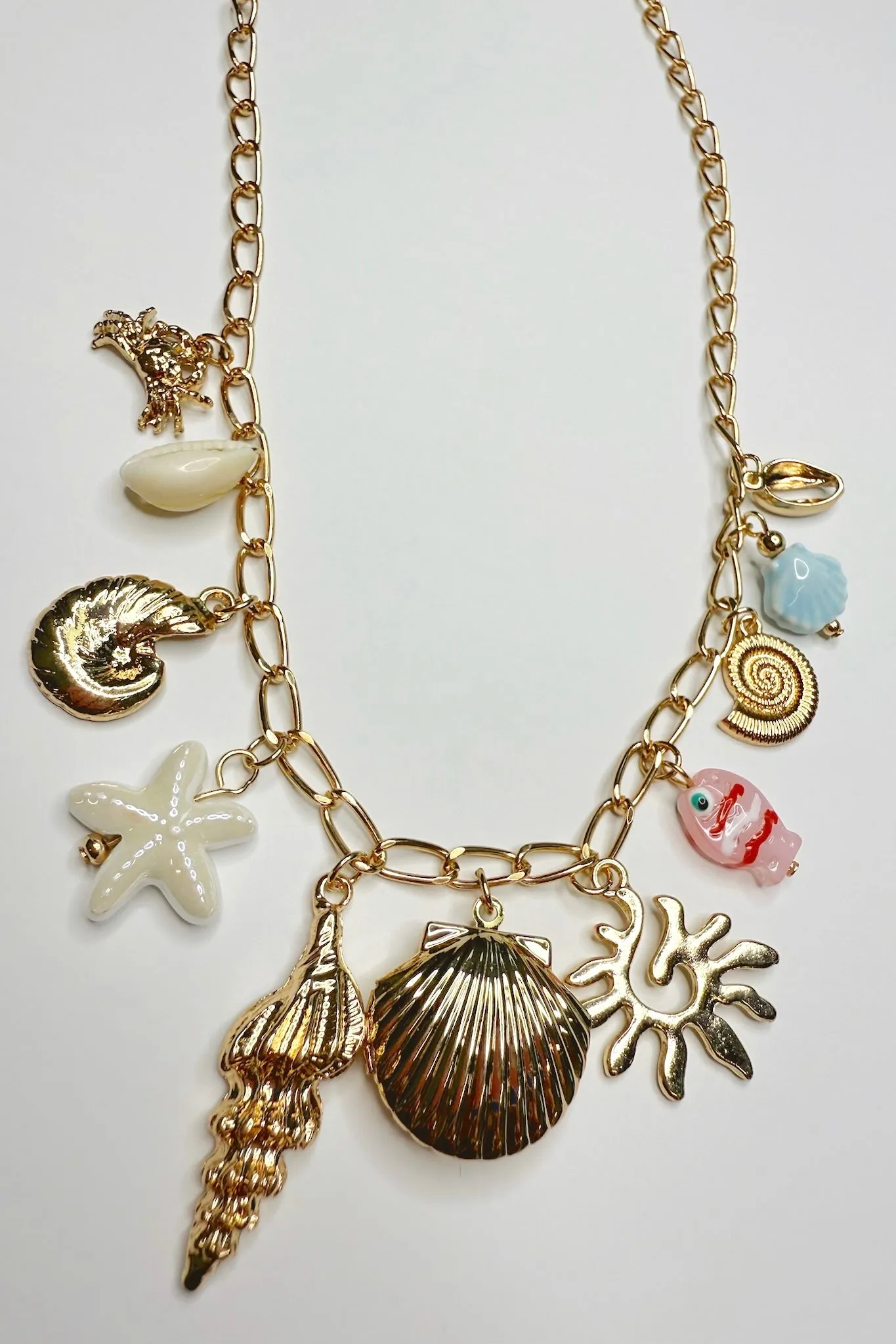 Coastal Charm Shell Necklace sold by Madison + Mallory product image thumbnail 4