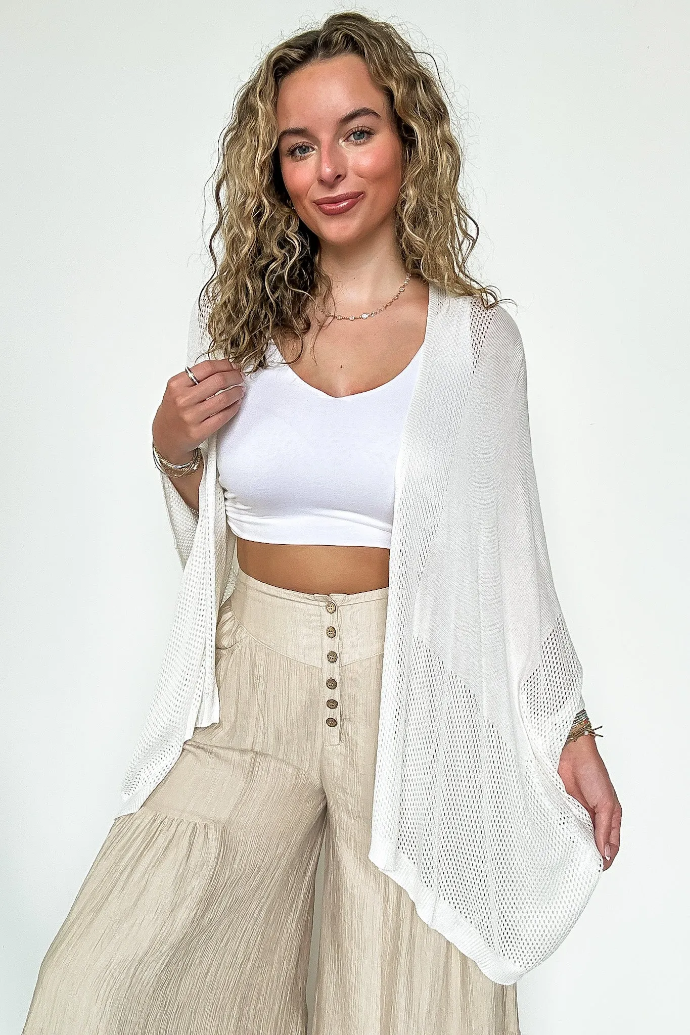 Kate Open Knit Cardigan sold by Madison + Mallory product image thumbnail 2