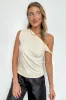 Flirt Factor Off Shoulder Twist Detail Top sold by Madison + Mallory