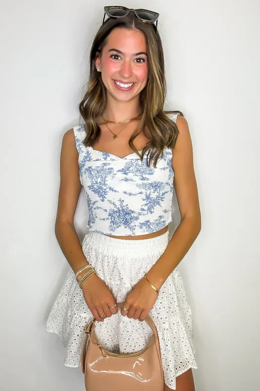 Floral Belle Sweetheart Tank Top - FINAL SALE sold by Madison + Mallory