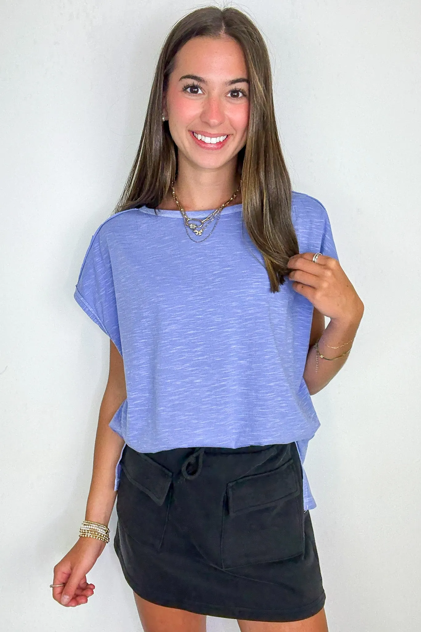 Mineral Mist Relaxed Tee sold by Madison + Mallory product image thumbnail 3