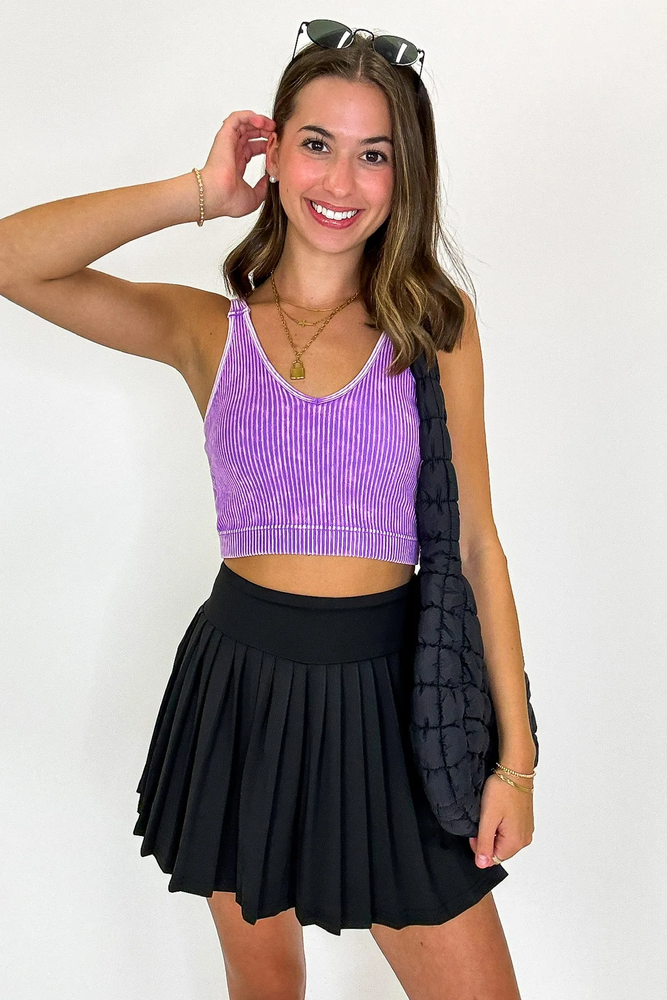 Power Serve Pleated Active Tennis Skort - FINAL SALE sold by Madison + Mallory product image thumbnail 2