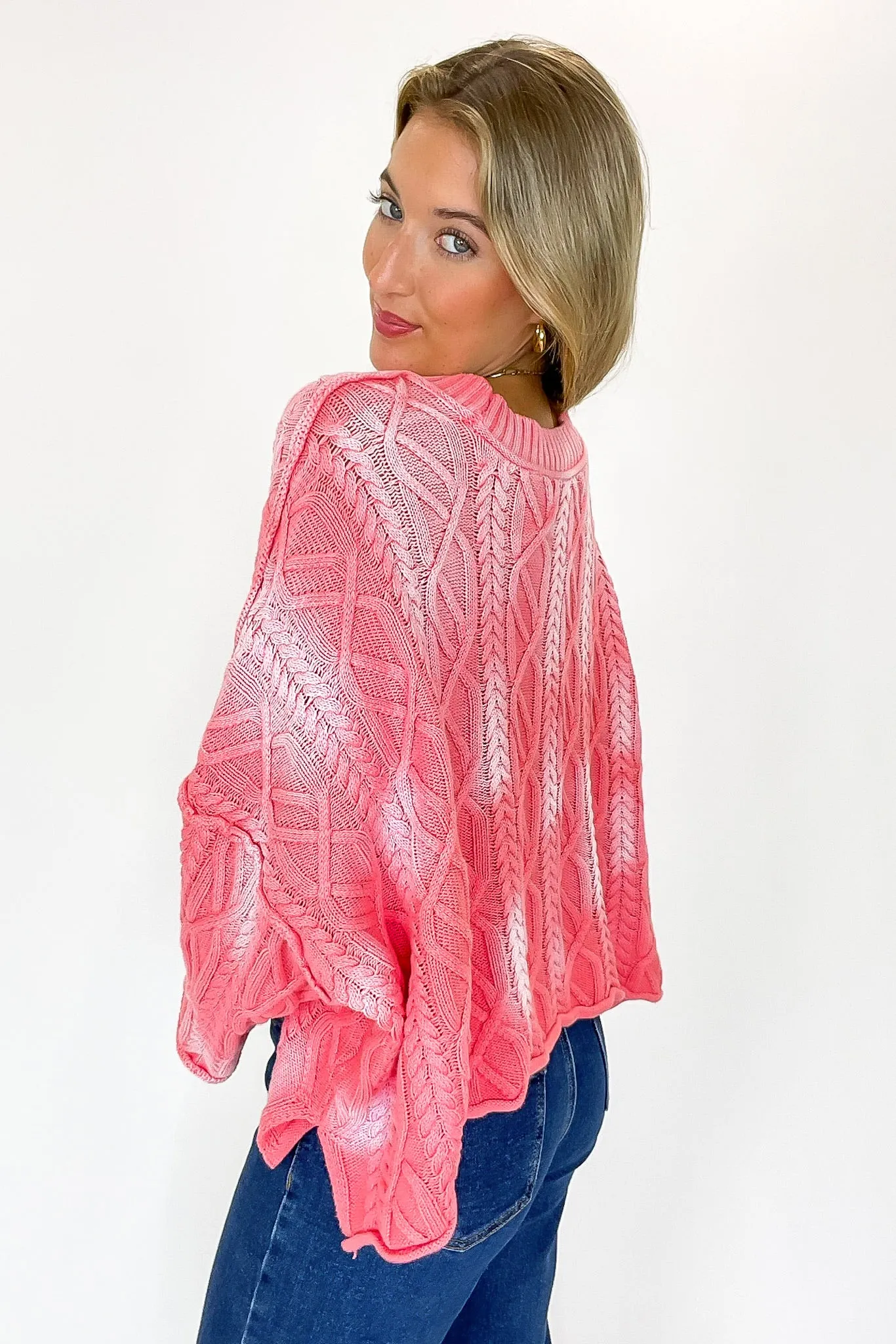 Sunset Stitch Ombre Knit Sweater sold by Madison + Mallory product image thumbnail 3