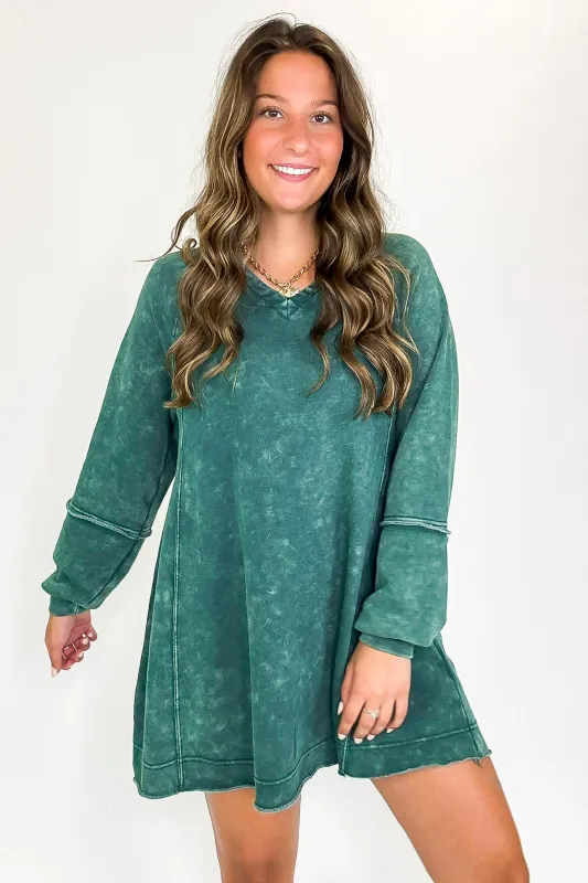 Stoneflow Mineral Washed Oversized A-Line Dress - BACK IN STOCK sold by Madison + Mallory