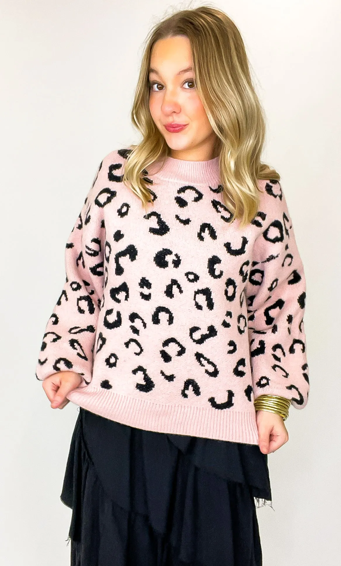 Prowl Pattern Animal Print Knit Sweater sold by Madison + Mallory product image thumbnail 5