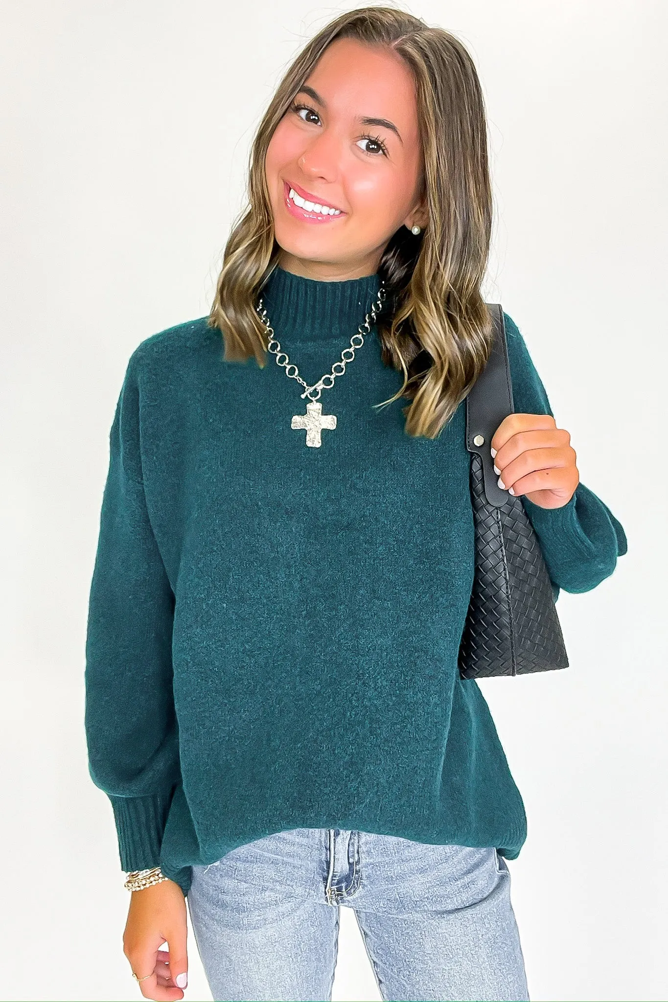 Minimal Mood Mock Neck Sweater - FINAL SALE sold by Madison + Mallory product image thumbnail 4