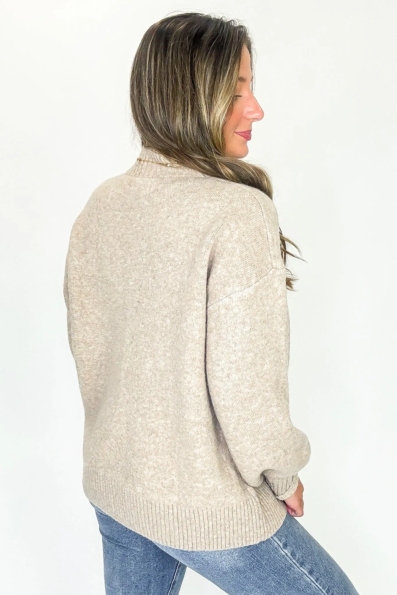 Minimal Mood Mock Neck Sweater - FINAL SALE sold by Madison + Mallory product image thumbnail 5