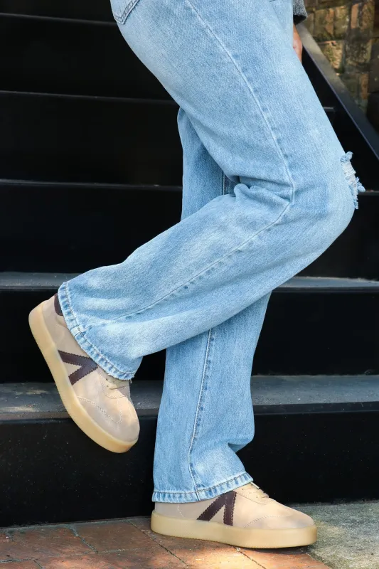 MIA Axel Sneaker - Stone Chocolate sold by Madison + Mallory