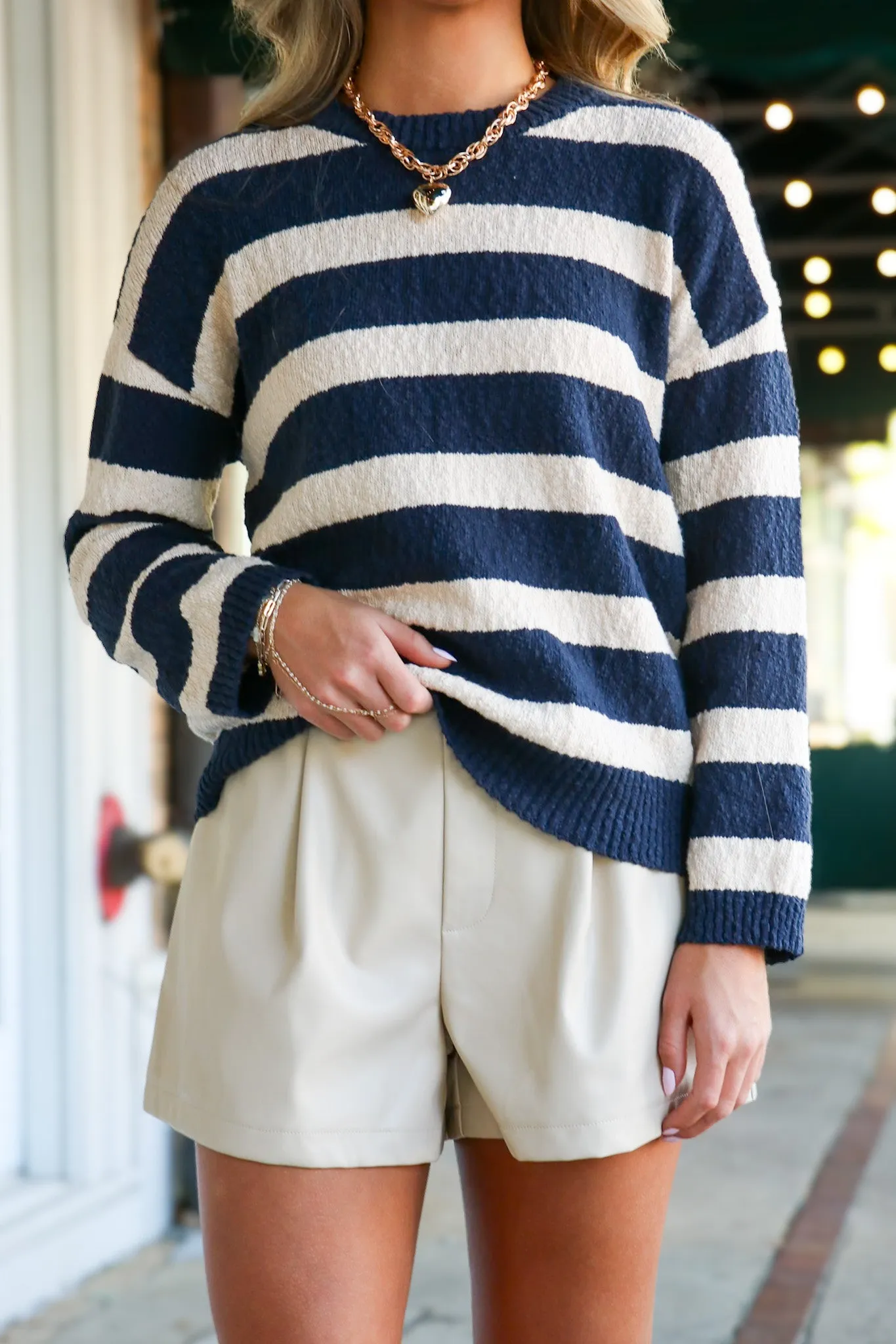 Luxe Rebel Vegan Leather Shorts sold by Madison + Mallory product image thumbnail 2