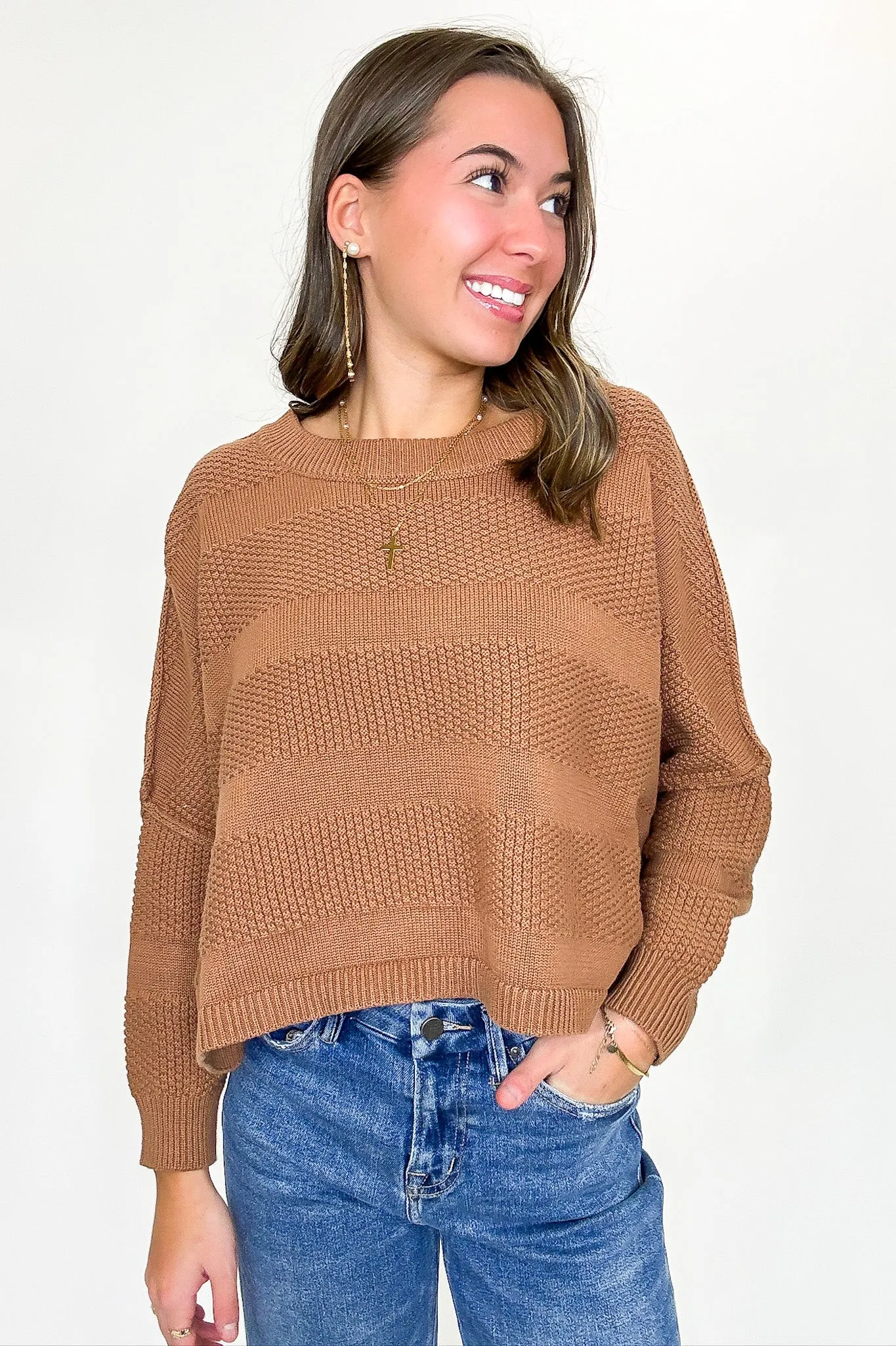 Ease Relaxed Fit Knit Top and Shorts Set sold by Madison + Mallory product image thumbnail 3