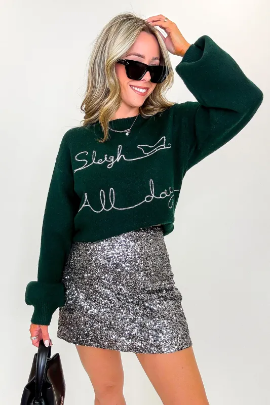 Sleigh All Day Knit Sweater sold by Madison + Mallory