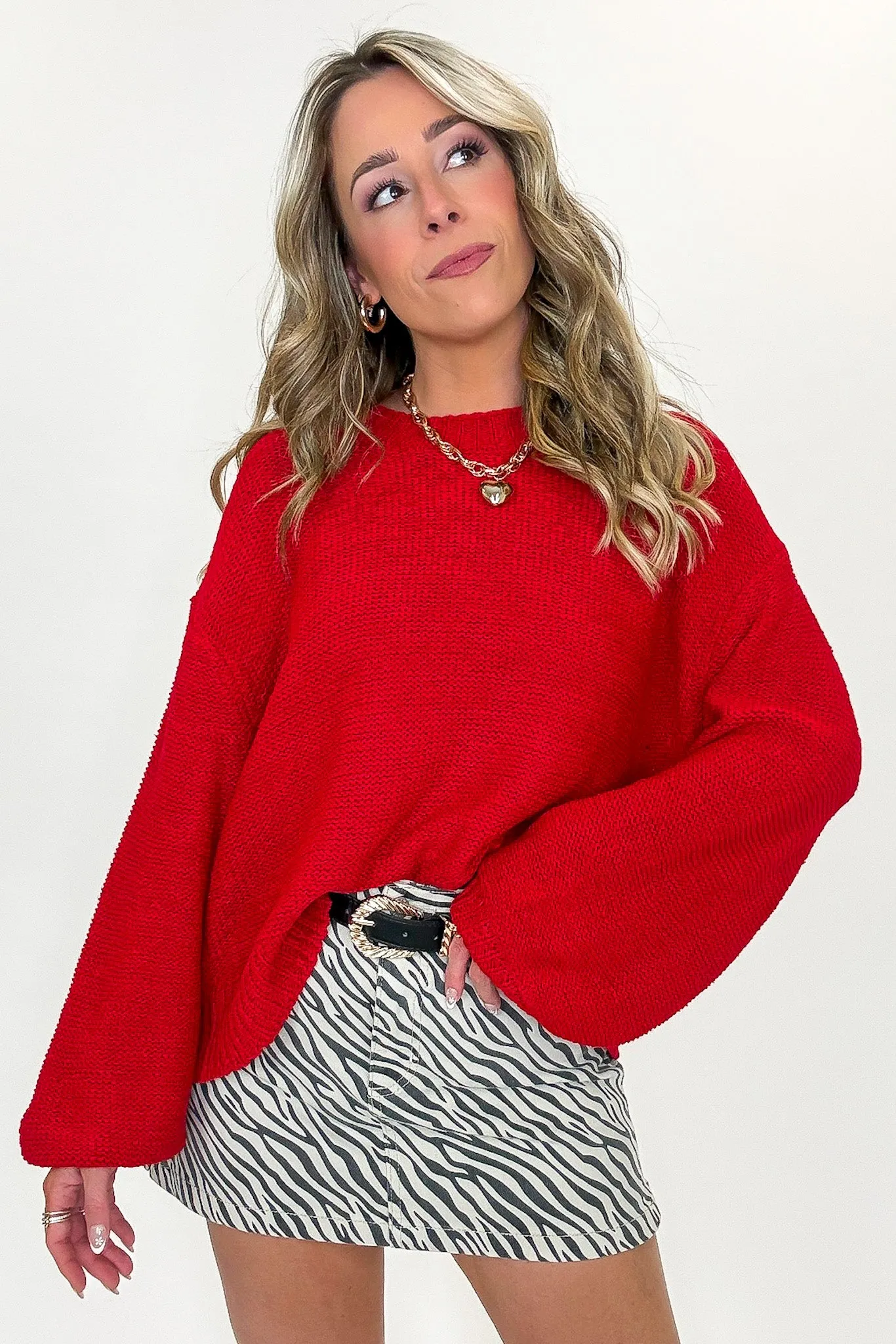 Softscape Oversized Balloon Sleeve Sweater sold by Madison + Mallory