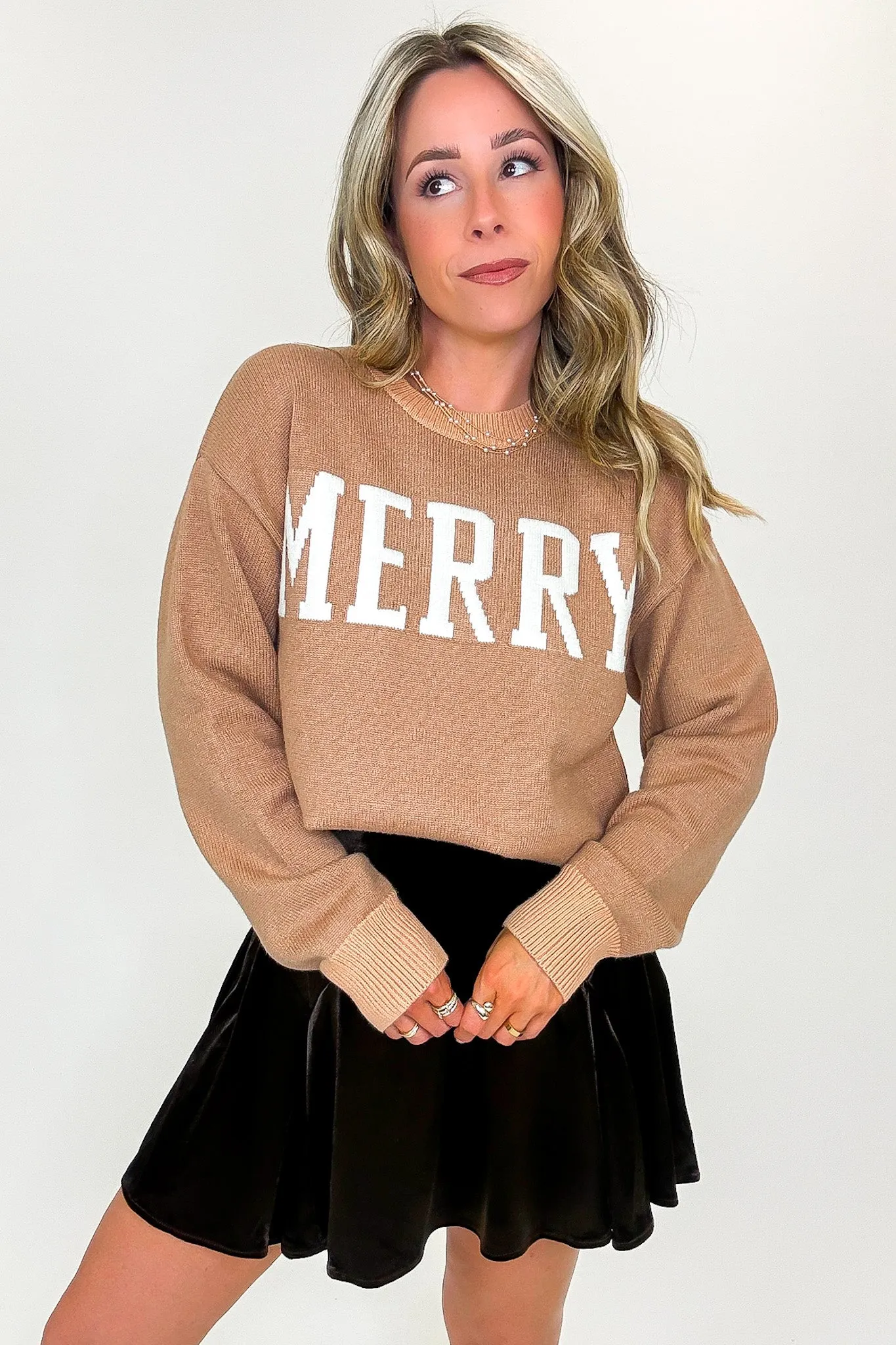MERRY Mood Knit Sweater - FINAL SALE sold by Madison + Mallory product image thumbnail 3