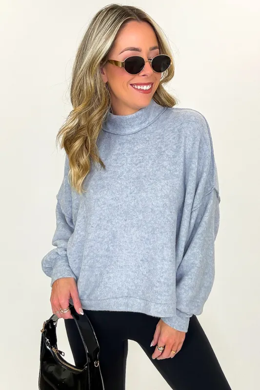 Cloud Haven Brushed Melange Hacci Sweater sold by Madison + Mallory