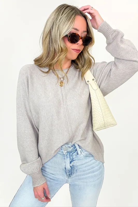 Serene Seam Viscose Knit Sweater sold by Madison + Mallory